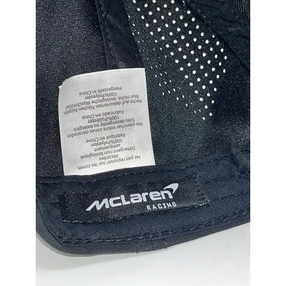 McLaren F1 Racing Team Hat NWOT Black Orange Mastercard Snapback Formula 1 OS
